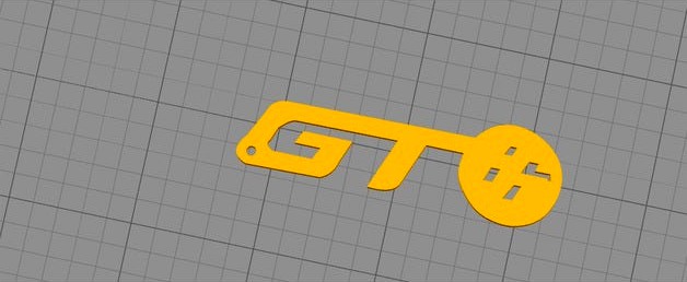 Toyota GT86 Key chain by mikail393