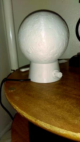 Custom Moon base with 7mm potentiometer mount by MaxxAmps