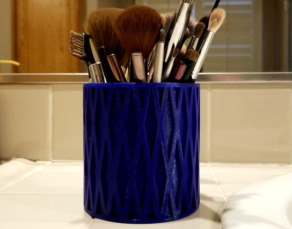Makeup Brush Holder / Cup - Large by mmotley
