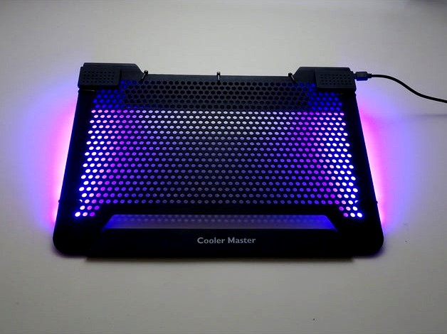RGB Underglow for CoolerMaster Notepal U2 Laptop Stand by ZodiusInfuser