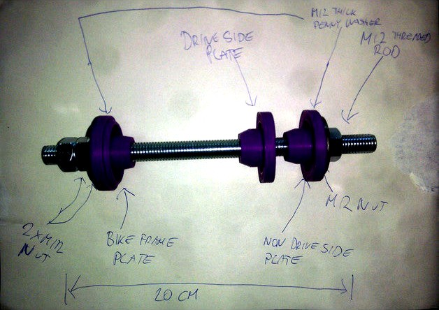 SRAM GXP Pressfit Bottom Bracket Tool 12mm Rod by luboshocc