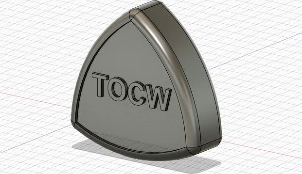 Triangle Of Constant Width (TOCW) By 3DAxolotl by 3DAxolotl