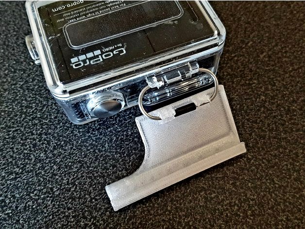 GoPro Hero3 waterproof case latch by Ekvis