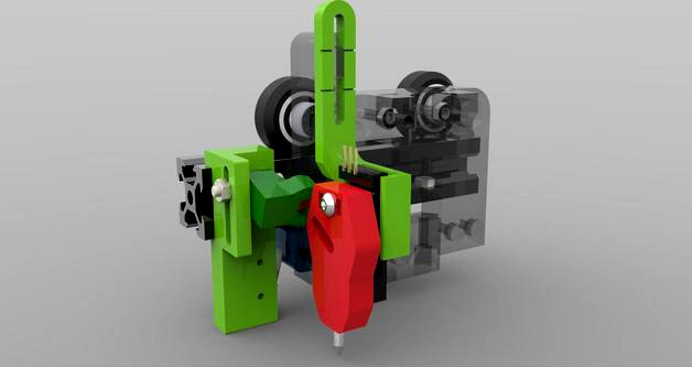 Touch-mi auto level sensor bracket for "Anet e10 / e12- Improved X-carriage" by Nystao