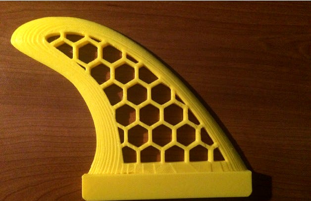 Fin surf honeycomb Surfactory by val3353