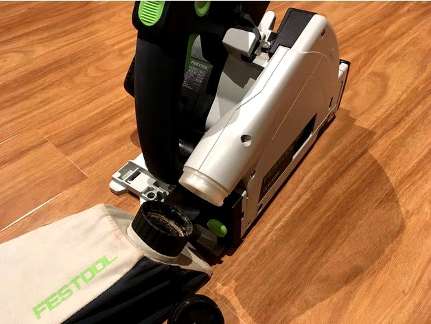 Festool TS-55 to SB-TSC dust bag adaptor by hughevans