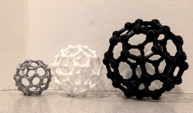 Buckyball, two pieces, pinned by shocksofmighty