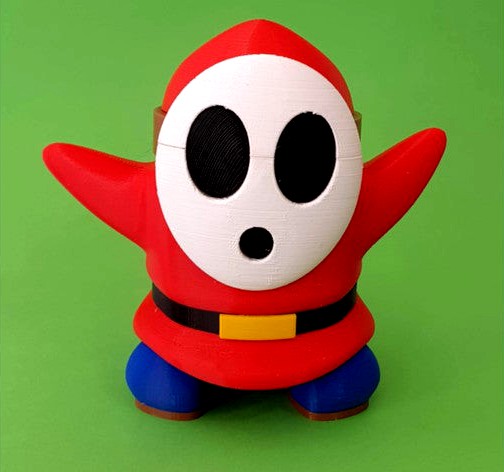 Shy Guy from Mario games - Multi-color by bpitanga