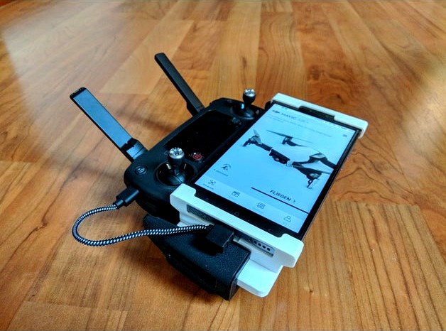 RC holder DJI Mavic / Air / Spark REDMI NOTE 4 with neckstrap by bimmi