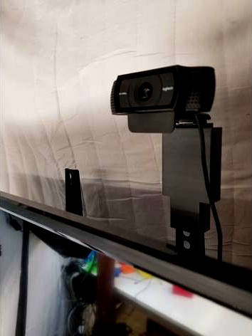 Flat screen TV mount C920 camera mount by brotherchris