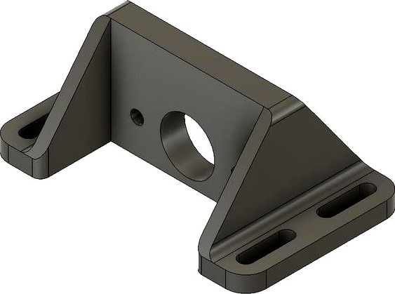 motor mount for 550 brushed motor by lijingwei