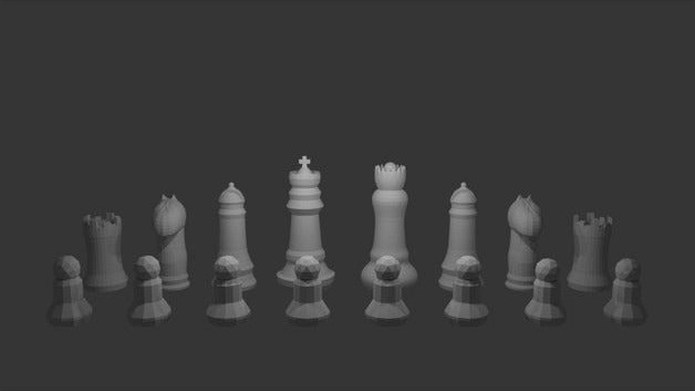 Blender Chess Set by Tommygallt
