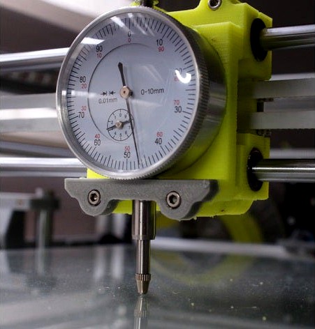 Dial indicator mount for Hypercube Evolution no brass inserts by Bitsize