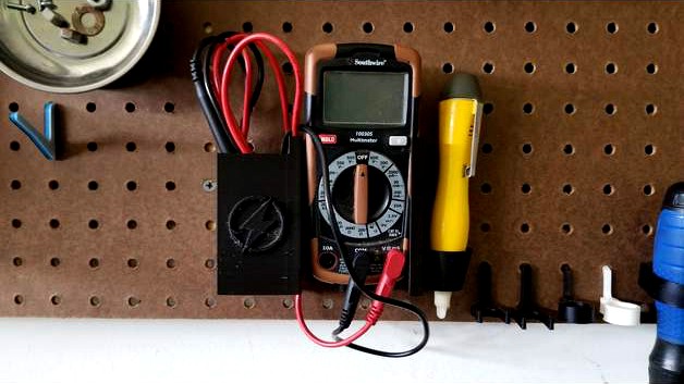 Pegboard Multimeter (Southwire) Holder by iamjoshwilson