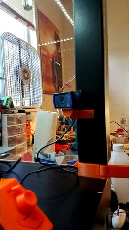 Logitech C920 Webcam Mount for LACK Table by brian4120