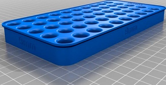 9mm Luger Reloading Tray - 9mm Parabellum, 9x19mm by BexarArms