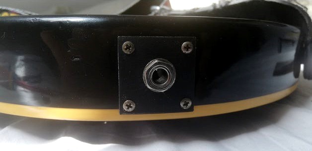 Cache de prise jack pour guitare type les paul by judofifa