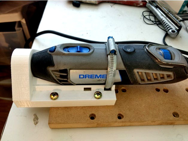 Dremel 4000 Mount for CNC by sricanesh