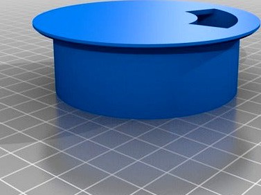 Hole Cover for IKEA furniture (desks etc) by cventour