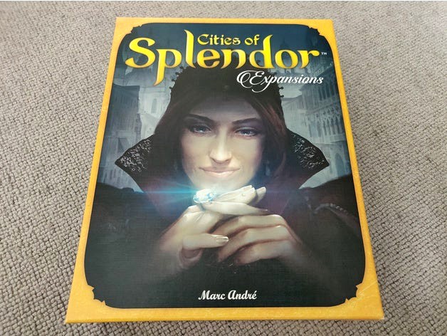 Splendor Insert (Including cities) for sleeved cards by jgrg1