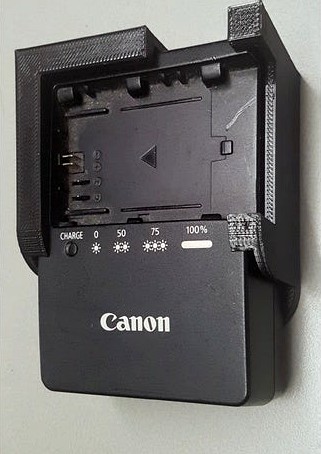 Canon LC-E6E Battery Charger Wall Mount by Kennetht