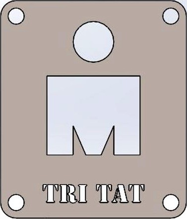 M-Dot, TRI-Tat, Marker Stencil by PSomeone