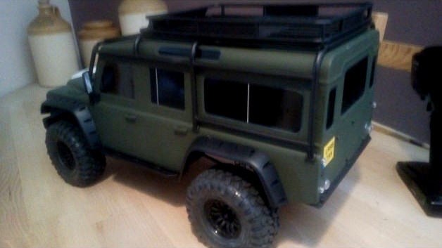 Traxxas TRX4 Defender  - Scale Front and Rear Bumpers by Wibbly