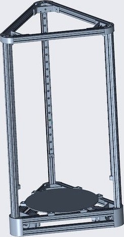 Anycubic Kossel Linear Plus Frame CAD Model by Master_Aar