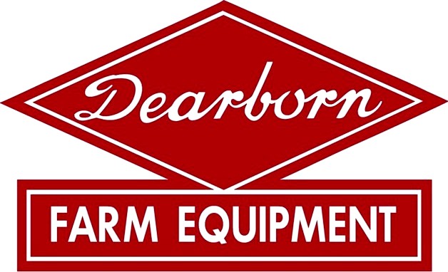 Vintage Dearborn Farm Equipment Sign Litho by chryslerjunkandstuff