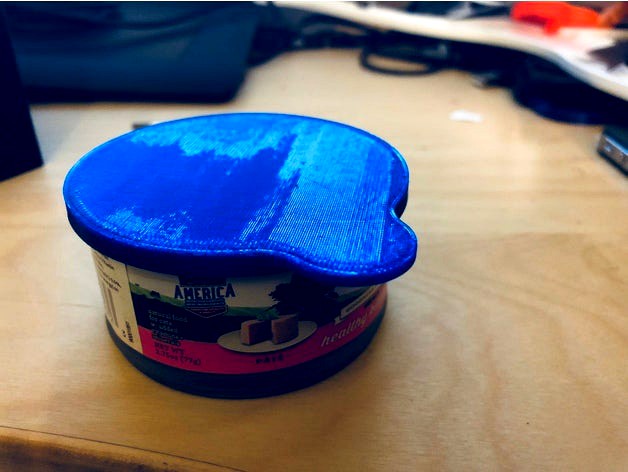 Cat Food Lid for 2.7oz Can by fullwoc