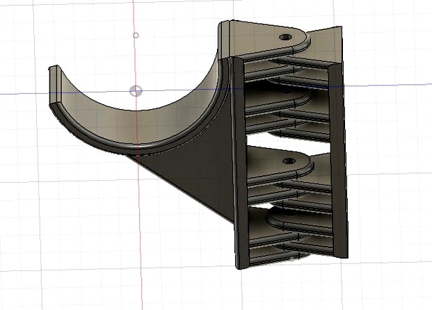 Longboard Wallmount for 83mm wheels by lotstrand