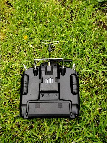 Spectrum DSMX hack module cover- FrSky Taranis X9D+ by thejosh108