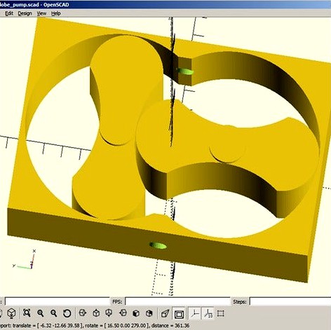 Customizeable lobe pump by TheHeadlessSourceMan