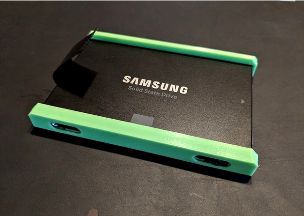 SSD rails for 7mm to 9.5mm ThinkPad T420 by dmiracle