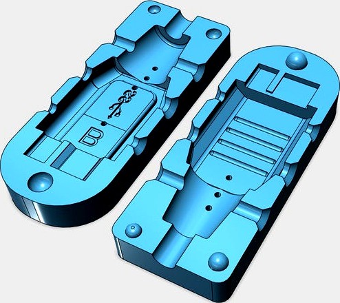 MicroUSB 3.0 type b press mold by Dionisnation