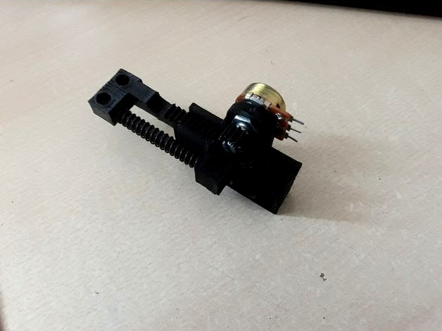 Spring loaded linear converter Potentiometer  by Yoink_0b3