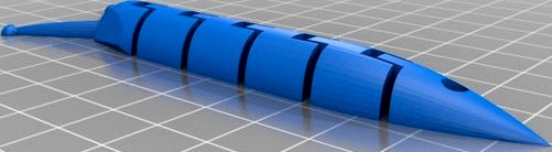 Articulated Slug Keychain by dweeks