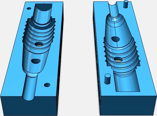 Press mold for notebook power connector Ø7.9 mm by Dionisnation