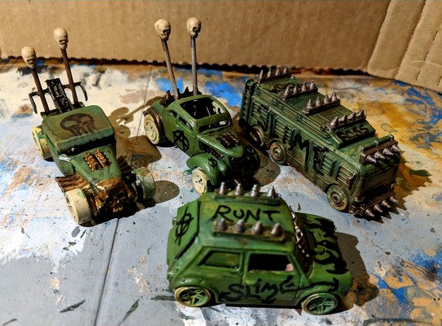 Gaslands - Car Upgrades by sablebadger