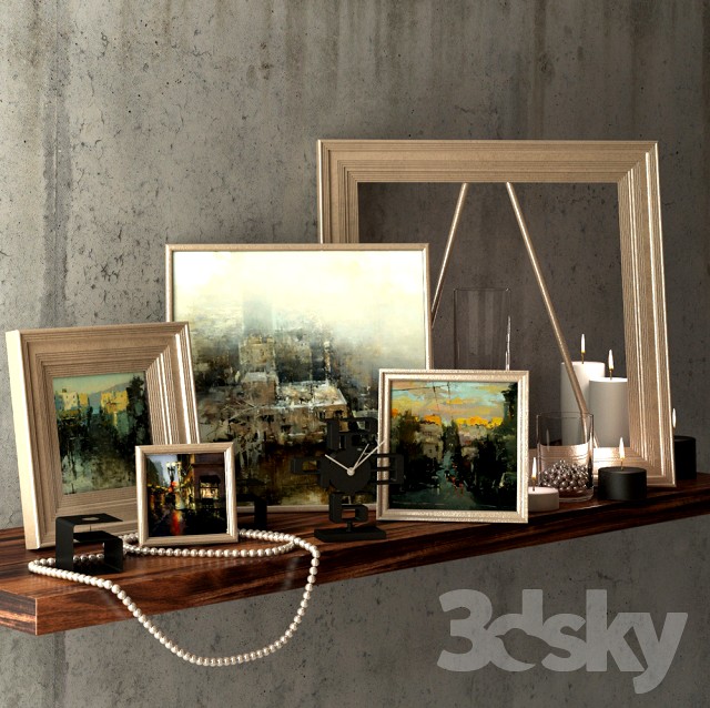 Decorative set with pictures Hsin-Yao Tseng / decorative set with Hsin-Yao Tseng pictures