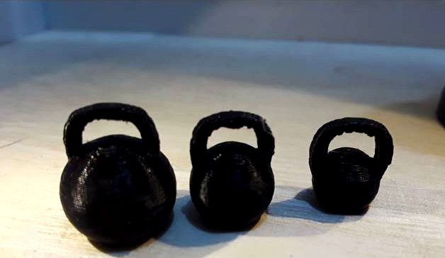 Kettlebell set (1:18 scale) by zanzastoys