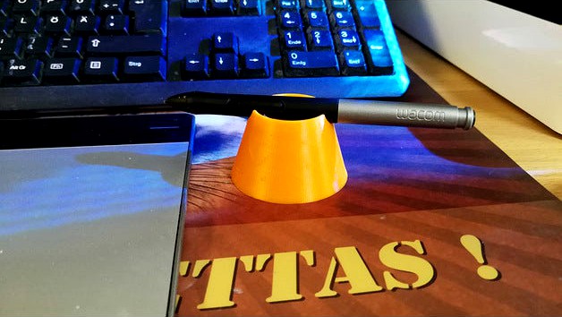 wacom pen holder by eki27