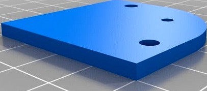 TRONXY X5 Camholder Baseplate  by sky-2k