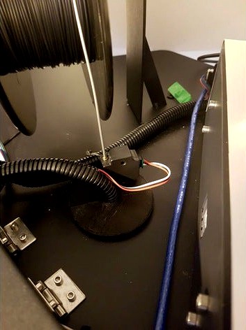 TEVO Little Monster Top cable & filament Guide (Sensor) by IdefixRC