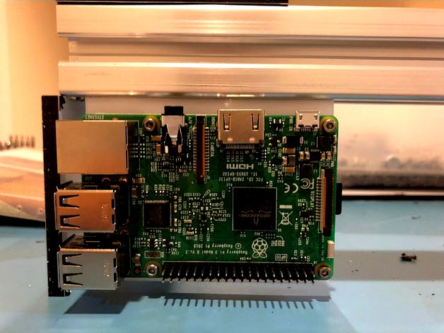Raspberry Pi3 2020/3030 Extrusion Mount by joochung