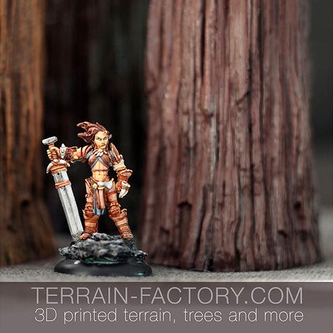 Great Tree - Sample - Wargame Terrain Legion RPG Hi Fidelity by Dain_the_Maker_Terrain_Factory