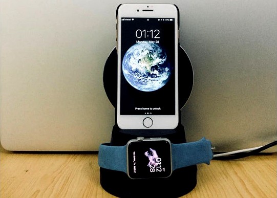 Wire / Wireless charging dock for iPhone and Apple Watch by jack283