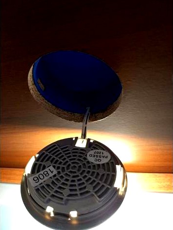 chipboard mount for IKEA OMLOPP led downlights by mrfoyl