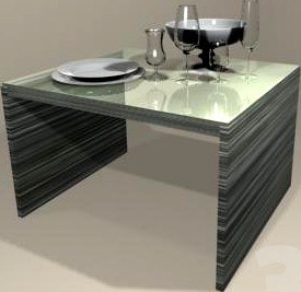table and kitchenware