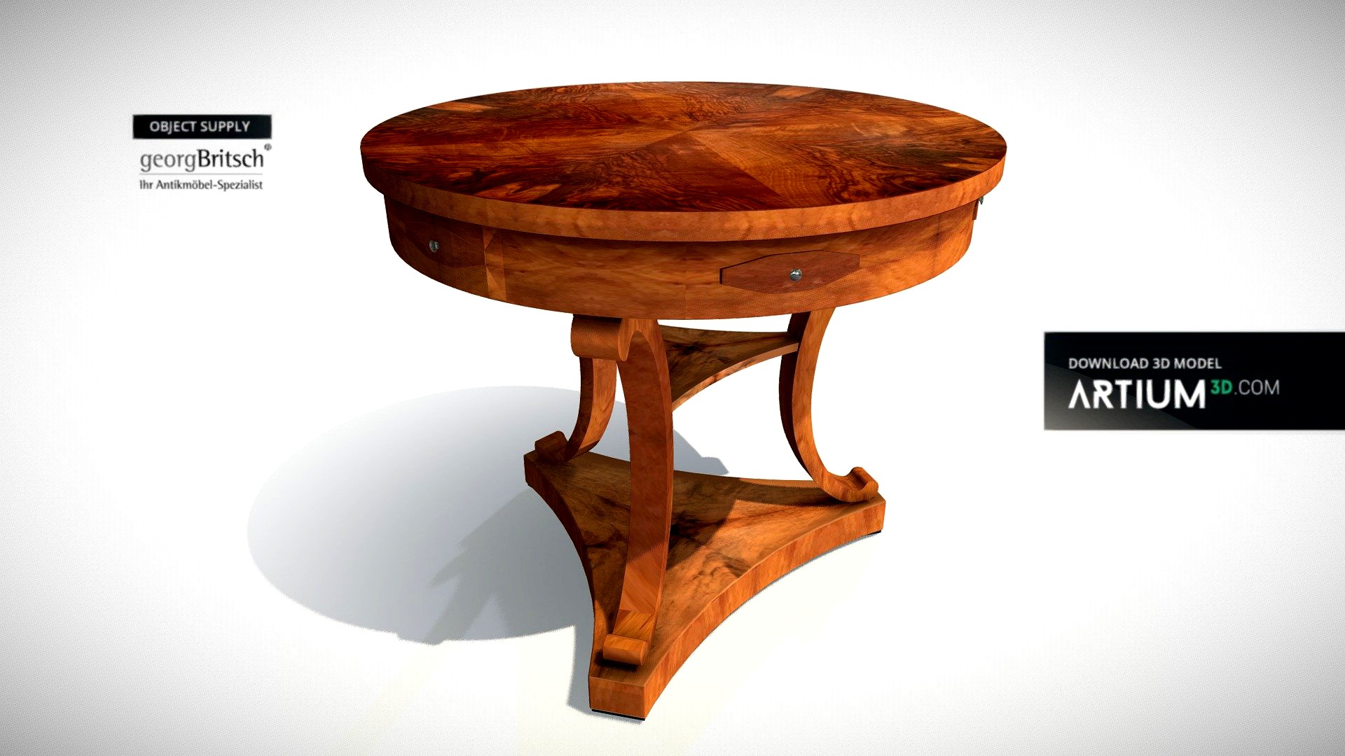 Biedermeier table - Georg Britsch